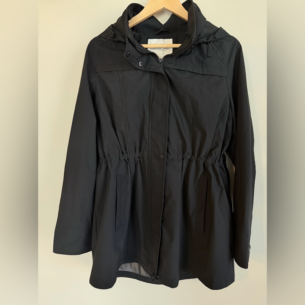 Coldwater Creek Packable Black Utility Jacket